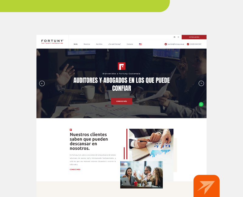 Página Web para Fortuny
