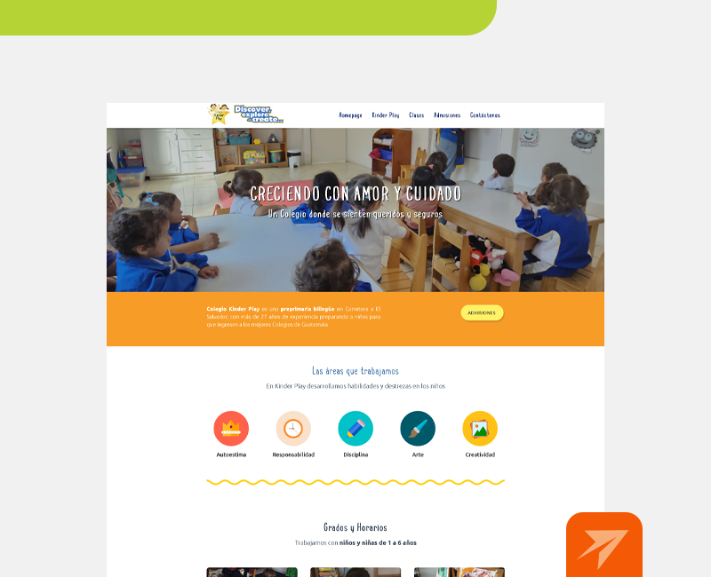 Web para kinder en Carretera a El Salvador: Kinderplay