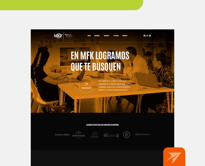 Web para empresa de Marketing en Fuengirola, España